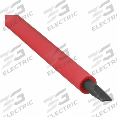 KNIPEX Insulated Precision Slotted Screwdriver: PRO WITTRON, Special Steel, 3/32 in Tip Size - Insulated Precision Slotted Screwdrivers