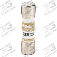 LITTELFUSE Fuse: KLKD Series, Midget, Fast-Acting, 12 A, 600 V AC, 600 V DC, 13/32 in x 1 1/2 in (MPN KLKD012). Key specifications — attr1287209: KLKD; attr211192: LITTELFUSE.