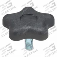 INNOVATIVE COMPONENTS Hand Knob: 5 Point, Plastic w/ Steel Thread, 3/8"-16 Thread, 1.5 in Thread Lg (MPN GN6C15005S4--21). Key specifications — Brand: INNOVATIVE COMPONENTS.