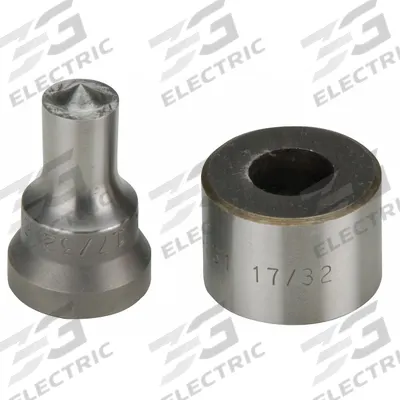 ENERPAC Punch and Die Set: 7/16 in Bolt Size (In.), 0.44 Cold Rolled C-1018 - Hand and Power Tools