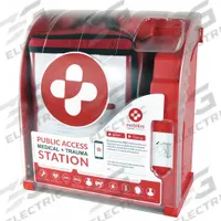 ZOLL Medical Supply Case: 7 15/16 in L x 15 1/16 in W x 16 5/8 in H, Plastic, Red, 0-10 in/21-30 in (MPN 8911-000510-01). Key specifications — Color: Red; Brand: ZOLL.