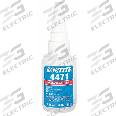LOCTITE Instant Adhesive: 4471, Plastics, 0.7 fl oz, Bottle, Clear, Thin Liquid - Instant Adhesives for Plastics
