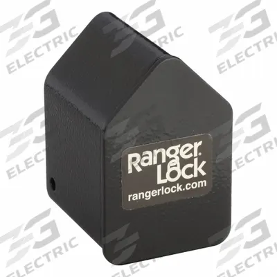 RANGER LOCK Standard & Long Shackle Padlock Guards: Steel, 2 3/4 in Guard Lg