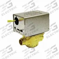 Motorized Zone Valve: 3.5 Cv Flow Rate, 2-Way, 1/2 in Female Sweat, Spring Return, NC, On/Off Signal (MPN V8043E1004). Key specifications — Actuator Voltage: 24V AC; Manufacturer Part Number: V8043E1004; Brand: HONEYWELL HOME.