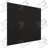 HADRIAN Partition Panel: Stainless Steel, Powder-Coated, Black, 58 in Ht, 59 in Wd, 1 in Thick (MPN 53GR59-510). Key specifications — Door Swing: In Swing; Brand: HADRIAN; Color: Black; Finish/Texture: Powder-Coated.