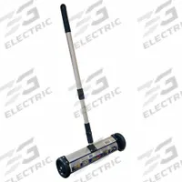 MAGNET SOURCE Magnetic Floor Sweeper: 15 1/2 in Magnet Lg, 2 1/4 in Magnet Ht, Mag. Pull Cap. 35 lb (MPN 07294). Key specifications — attr1004942: MAGNET SOURCE; attr1016201: Rubber.