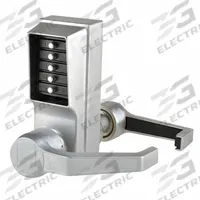 SIMPLEX Mechanical Push Button Lockset: ADA Compliant, Chrome (MPN LR-1011-26D-41). Key specifications — Product Type: Mechanical Push Button Lockset; Manufacturer Part Number: LR-1011-26D-41; Key Override Options: None.