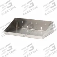 TRITON PRODUCTS Pegboard Shelf: For Square Pegboard Hole Shape, 12 in x 6 in x 3 in, Stainless Steel (MPN 66126). Key specifications — attr36925: Silver; attr37012: Brushed; attr36918: TRITON PRODUCTS; attr36926: Stainless Steel.