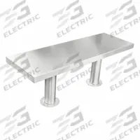 Gowning Bench: 16 in Overall Wd, 18 in Overall Ht, 4 ft Overall Lg, Stainless Steel, Silver, 18 in (MPN 4200SS). Key specifications — Brand: BLICKMAN; Countertop Material: Stainless Steel; Height Range: 18 in.