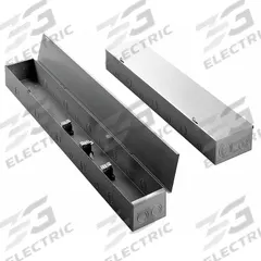 HOFFMAN Splitter Trough: Indoor, NEMA 1, Steel, 225 A Main Lug Current - Max, 1 Main Lugs (MPN AST4224R). Key specifications — Brand: HOFFMAN; Enclosure Material: Steel; Latch Type: Slot with Lockout Tab; Number of Branch Lugs: 6; Number of Main Lugs: 1.