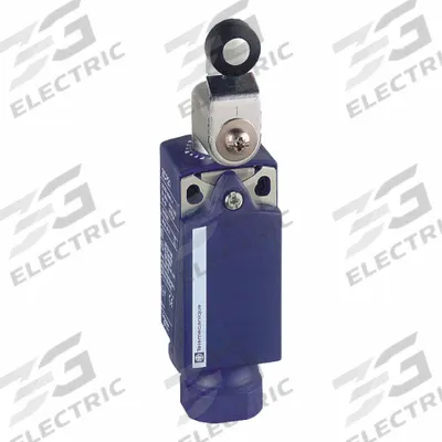 TELEMECANIQUE SENSORS Limit Switch: 90°, Roller Lever, XCKP, 0.22 in Roller Wd - Roller Lever-Arm Limit Switches