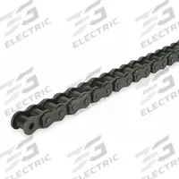 DAYTON Roller Chain: Single Strand, 140, 1 3/4 in Pitch, Steel, 10 ft Overall Lg, Riveted Pin, Steel (MPN 2YDX3)