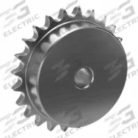 TSUBAKI Single Strand Sprocket: One-Sided Hub, For Single Strands, 40, 24 Teeth, 3.831 in Pitch Dia (MPN 40B24SS). Key specifications — attr85387: TSUBAKI.