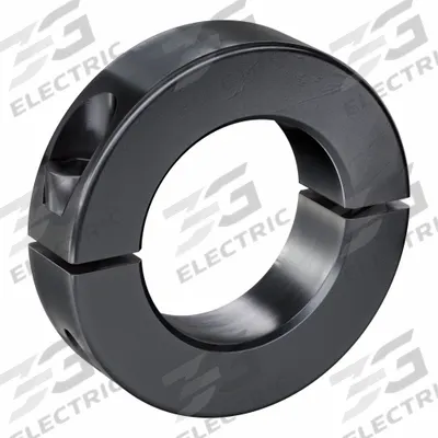 RULAND MANUFACTURING Shaft Collar: 2-Piece, Metric, Round, Clamp-On, 34 mm Bore Dia - Steel Shaft Collars