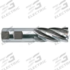 YG-1 Square End Mill: High Speed Steel, 6 Flute, 1-1/2" Mill Dia, 2" LOC, 4-1/2" OAL (MPN 04212)