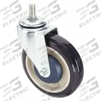 APPROVED VENDOR Stem Caster: Swivel, 5 in Wheel Dia., 1 1/4 in Wheel Wd, Polyurethane, 1 in Stem Lg (MPN 5VN80). Key specifications — Brand: APPROVED VENDOR; Thread Size: 1/2"-13; Roll Up: Swivel.