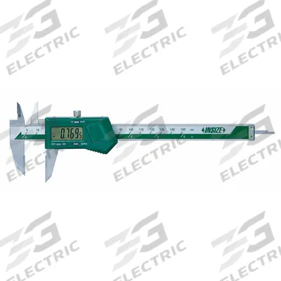 INSIZE Offset Scribing Jaw Digital Caliper: 0 in to 6 in /0 mm to 150 mm - Digital Calipers with Offset Jaws & Offset Scribing Jaws