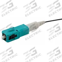 HUBBELL PREMISE WIRING Fiber Optic Connector: Connector SC, Std, 12pk Pack Size, 12 (MPN FCSC900K50GM12). Key specifications — attr922460: HUBBELL PREMISE WIRING; attr922461: Aqua; attr922466: Simplex; attr922475: OM4; attr1309930: 12pk.