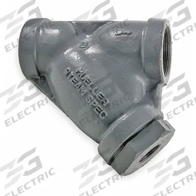 MUELLER STEAM SPECIALTY Y Strainer: 1 1/2 in, NPT, Perforated, 0.062 in Screen Size - Stainless Steel Y Strainers
