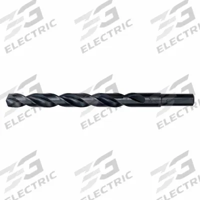 MILWAUKEE Jobber Length Drill Bit: 7/16", 135° Split Point, Black Oxide HSS - Chip-Clearing High-Speed Steel Jobber-Length Drill Bits