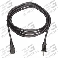 APPROVED VENDOR Power Cord: 15 ft Lg, 3/14, 5-15P Plug, C13 Receptacle, SJT, PVC, 15 A Current (MPN 5XFN0ID). Key specifications — Brand: APPROVED VENDOR; Jacket Material: PVC.