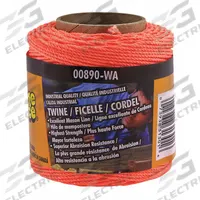 APPROVED VENDOR Twine: Twisted, 20 lb Working Load Limit, Spool, 1/16 in Dia, 250 ft Overall Lg (MPN 89O-WA). Key specifications — attr987601: APPROVED VENDOR.