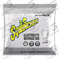 SQWINCHER Sports Drink Mix: Cool Citrus, Bulk, 23.8 oz Concentrate Per Pack, 2.5 gal Yield per Pack (MPN 159016050). Key specifications — Manufacturer Part Number: 159016050; Flavor: Cool Citrus.