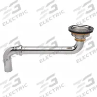 ZURN Sink Drain: Brass, Chrome, 4 1/2 in Overall Dia, Threaded, 1 1/2 in Pipe Dia (MPN Z8748-PC). Key specifications — Product Type: Sink Drain; Brand: ZURN; Finish: Chrome; Material: Brass; Includes: 17 ga Tailpiece.