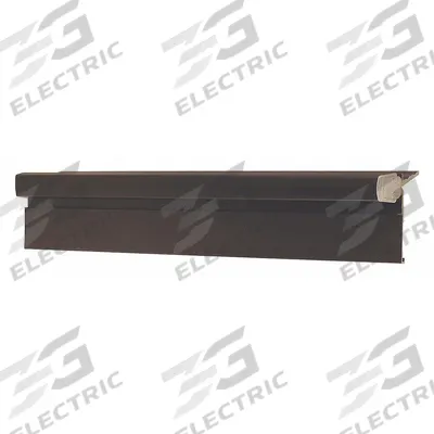 PEMKO Piano Hinge: Aluminum, 83 in Leaf Ht, 2 in Leaf Wd - Half Surface-Mount Piano Hinges