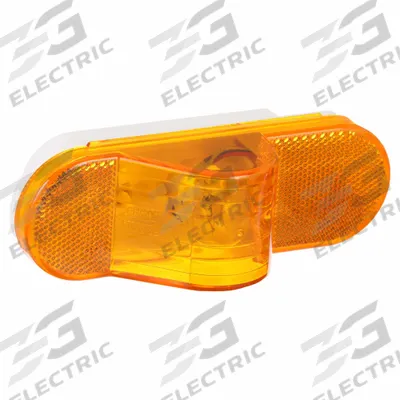 GROTE Side Turn Marker Lamp: Incandescent, Turn Signal Light, Amber, Oval - Turn Signal Lights