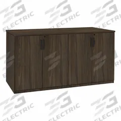 REGENCY Storage Cabinet: Neo Walnut, Laminate/Melamine, 36 in Overall Ht, 72 in Overall Wd, 4 Doors (MPN LSC7236NW). Key specifications — Material: Laminate; Brand: REGENCY; Color: Neo Walnut; Locking: Yes.