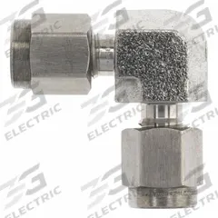 BRENNAN INDUSTRIES Compression Fitting Elbow: 1/2 in OD x 1/2 in OD Fitting Size, Stainless Steel (MPN NS2500-08-08-SS). Key specifications — Series: NS2500; Compatible Fitting Brands: Parker CPI; Brand: BRENNAN INDUSTRIES.