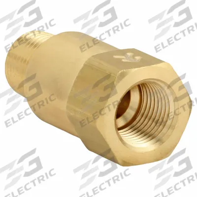 APPROVED VENDOR Piston Spring Check Valve: Piston, Inline Valve Body, 1/8 in Pipe Size - Brass Inline Piston Check Valves