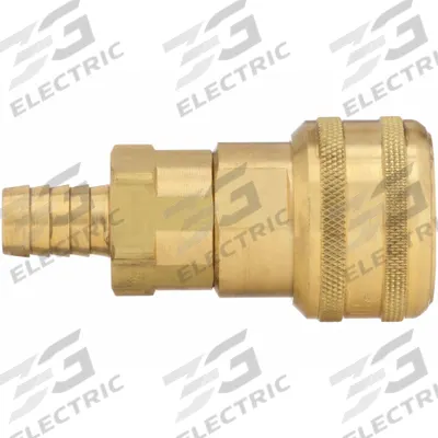 PARKER Quick Connect Hose Coupling: 3/4 in Body Size, 3/4 in Hose Fitting Size - Industrial Interchange Brass Quick-Connect Air Coupling Bodies