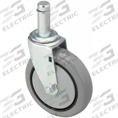 APPROVED VENDOR Stem Caster: Swivel, No Brake, 5 in Wheel Dia., 1 1/4 in Wheel Wd, Polyurethane, Std (MPN 32J932). Key specifications — attr1111099: APPROVED VENDOR; attr1111095: Gray; attr1176855: Swivel.