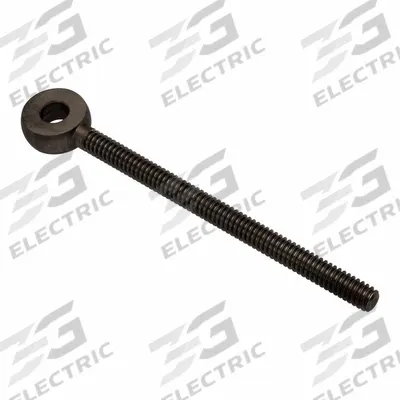 AMPG Fixed Rod End: Stainless Steel, Black Oxide, 3 in Hole Center-to-End Lg - Stainless Steel Male Threaded Fixed Rod Ends