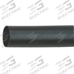 INSULTAB Heat Shrink Tubing: 0.38 in I.D. Before Shrinking, 0.19 in I.D. After Shrinking, 200 ft Lg (MPN HS-VTN 3/8 Blk 200). Key specifications — Color: Black; Brand: INSULTAB.