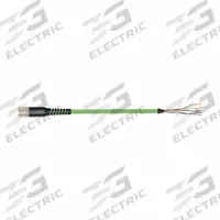READYCABLE Feedback Cable: Basic Cable, 80 ft Lg, For Allen-Bradley, Similar To 2090-CFBM7DF-CEAFxx (MPN MAT9841752-80). Key specifications — Cable Jacket Color: Green; Conductor Configuration: (12xAWG26 (0.14))+(2xAWG26 (0.14))+(2xAWG22 (0.34))+(2xAWG16 (1.5)); Brand: READYCABLE; Cable Jacket Material: PUR.