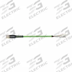 READYCABLE Feedback Cable: Basic Cable, 80 ft Lg, For Allen-Bradley, Similar To 2090-CFBM7DF-CEAFxx (MPN MAT9841752-80). Key specifications — Cable Jacket Color: Green; Conductor Configuration: (12xAWG26 (0.14))+(2xAWG26 (0.14))+(2xAWG22 (0.34))+(2xAWG16 (1.5)); Brand: READYCABLE; Cable Jacket Material: PUR.