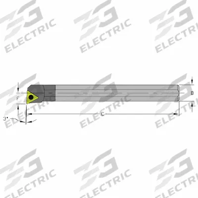 ULTRA-DEX USA Indexable Boring Bar: E06M STUCL2-250 (MPN 920-000-164) - Indexable Boring Bars