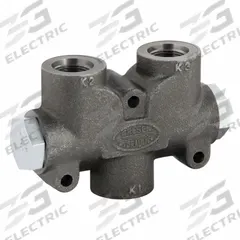 PARKER GRESEN Hydraulic Flow Divider: #12 SAE O-Ring Boss, 20 gpm to 35 gpm, 1:1, Flow Divider (MPN PDC-12-50). Key specifications — attr1011886: 1:1; attr1011881: PARKER GRESEN; attr1035177: #12 SAE O-Ring Boss; attr1035178: #12 SAE O-Ring Boss.