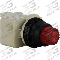 SCHNEIDER Illuminated Push Button: Illuminated, Flush Profile, Non-Metallic, 30 mm, SPDT (MPN 9001SK2L38LRRH13). Key specifications — Brand: SCHNEIDER; Action: Momentary; Series: 9001SK; Push Button Material Type: Non-Metallic.