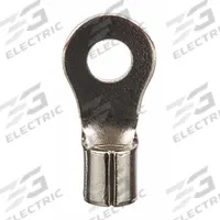 POLARIS Ring Terminal: Bare, #14 Stud Size, 12 AWG to 10 AWG Wire Sizes, 600 V, Brazed Barrel & Seam (MPN HTR12-14). Key specifications — Brand: POLARIS.