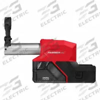 MILWAUKEE Dust Extractor: On-Tool, Self-Contained, 5/8 in Max. Dia, 2908-20/2908-20-22DE, SDS-Plus (MPN 2908-DE). Key specifications — attr117716: 2908-20; attr117710: SDS-Plus; attr117714: Rotary Hammers; attr117719: HEPA; attr117721: (1) Bare Tool; attr117708: Drilling; attr68812: MILWAUKEE.