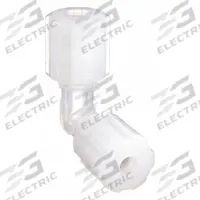 PARGRIP Compression Fitting Elbow: 3/8 in OD x 1/4 in OD Size, Compression x Compression, PFA (MPN GECR-64). Key specifications — Series: Pargrip; Brand: PARGRIP; Standards: FDA Approved.