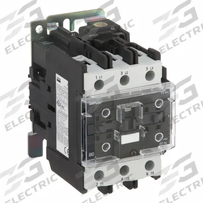 Dayton Magnetic Contactor: Non-Reversing, 3 Poles, 3NO Contacts, 80 A - Non-Reversing IEC Contactors