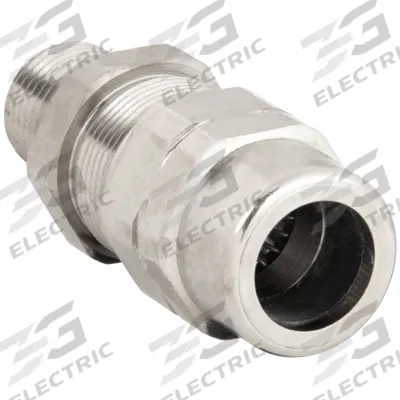 APPLETON ELECTRIC Liquid-Tight Conduit Fitting: Nickle Plated Brass, 1/2 in Trade Size, Non-Insulated - Straight Hazardous Location Liquid-Tight Conduit Fittings