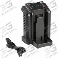 RIDGID Battery Charger: Single-Port Charging, For 60V DC, 4 Ah Charged in 1-Hour, 120V AC (MPN 70798). Key specifications — attr1255775: Extreme; attr1255810: 60V DC; attr1255811: (1) 60V; attr1255812: 120V AC.