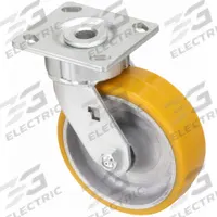 APPROVED VENDOR Plate Caster: Swivel, No Brake, Polyurethane, 6 in Wheel Dia., 2 in Wheel Wd, Slot (MPN P24S-UA060KP-14). Key specifications — attr1100118: APPROVED VENDOR; attr1172982: Swivel.