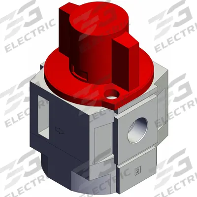 SMC Air Line Valve: 3/8 in NPT, 3/8 in NPT Outlet Size, 125 psi Max Op Pressure - SMC Compressed Air Line Pressure-Relief Lockout Valves for FRLs